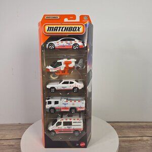 Matchbox Rescue Squad 5-Pack Die-Cast Vehicles Set